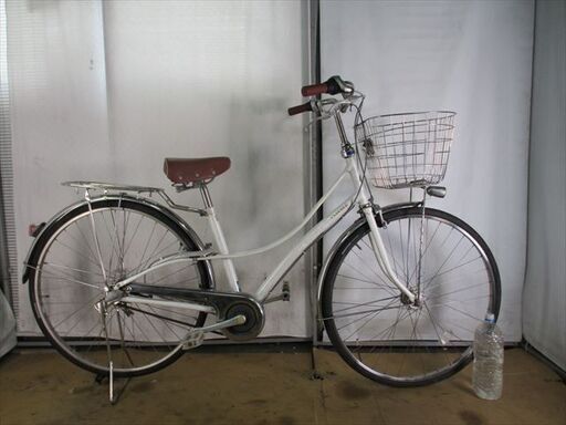 C13　限定特価　整備済み★ブリヂストン　ロココロイヤル　ベルトドライブ　ホワイト★ 中古自転車 【27インチ 】 (*^▽^*)
