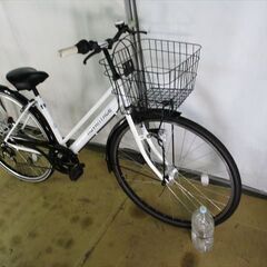 C18☆限定特価☆ 中古自転車 美品 ホワイト【27インチ 軽快車 6段