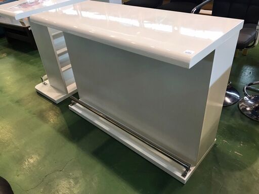 【愛品館八千代店】ニトリ　バーカウンター　パース2 120