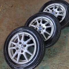 タイヤとホイール4本セット 155/65 R13 73S 13inchi 4J PCD100 4穴 +