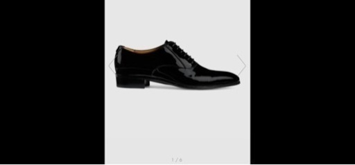 グッチ　ダブルG付きメンズレースアップシューズ　27.5センチused