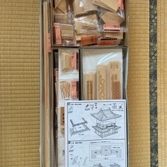 WoodyJOE  平等院鳳凰堂　模型セットの画像