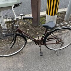自転車　No.191　シティサイクル　ママチャリ　ギア6速　【リサイクルショップどりーむ荒田店】