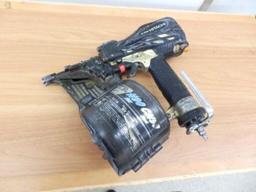 HITACHI NV 90HM 90mm 高圧 ロール 釘打機 ジャンク扱い品 日立工機  札幌 西野