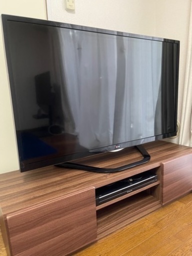 LG液晶テレビ　テレビ台　パナソニックBDレコーダー3点セット