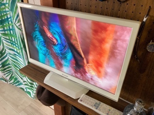美品シャープAQUOS 液晶カラーTV LC24K20 白