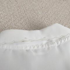 日本製*美品*レトロシャツ*レース*11号の画像