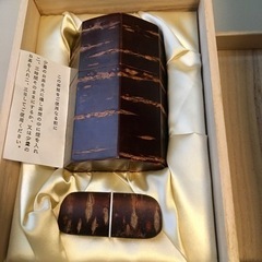 茶筒　桜皮細工の画像