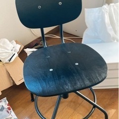 IKEA シンプルな黒椅子（美品）
