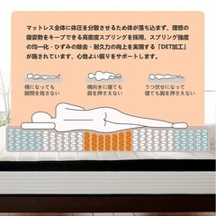 Iyee Nature シングルベッドマットレス 極厚22CM低反発 コイル数480個 防臭防ダニの画像