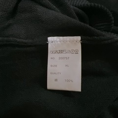 【新品】カーディガン ダメージ加工　ブラック　ユニセックス　XLサイズ　ロック系の画像