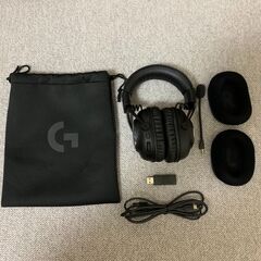 【美品】Logicool G PRO X ゲーミングヘッドセット G-PHS-004WL