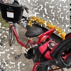 電動アシスト自転車ブリヂストンアンジェリーノ　3人乗りの画像