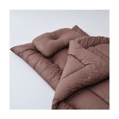 山善　シングル布団セット（枕、敷布団、掛け布団）の画像