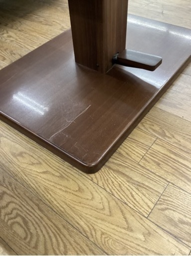 KF-82【新入荷　リサイクル品】SPIGA 昇降式リビングテーブル　ブラウン