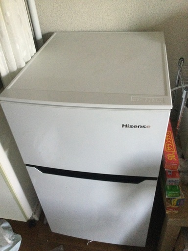 Hisense HR-B95A ホワイト [冷蔵庫 (93L・右開き・2ドア)]　2017年購入
