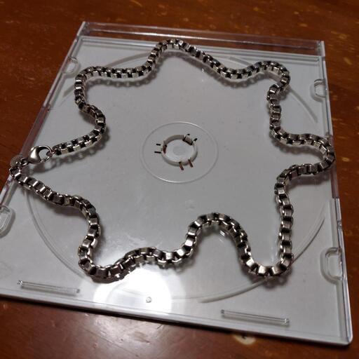 お値下げ致しました48cmです✨キラキラシSilverネックレス