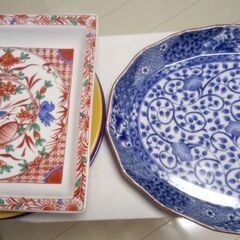 未使用保管品  大皿 計6枚