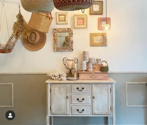 アンティーク調キャビネット❁美品❁