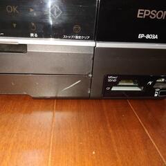 （受け渡し者決定済み） EP-803A プリンター綺麗ですがジャンクで　予備インクおまけ付きの画像