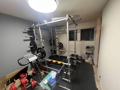 パワーラック　IROTEC バーベルセット　ダンベル　オリンピックバー