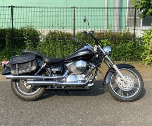 ヤマハ　ドラッグスター250 赤黒