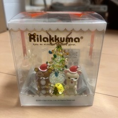 受渡し予定者決定＊リラックマ ガラスの飾り クリスマス🎄