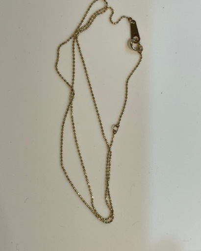 k18 ネックレス　40cm  1.5g