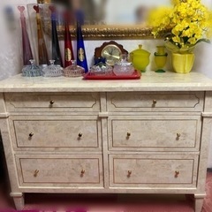 【お取引決まりました】大理石調タンス