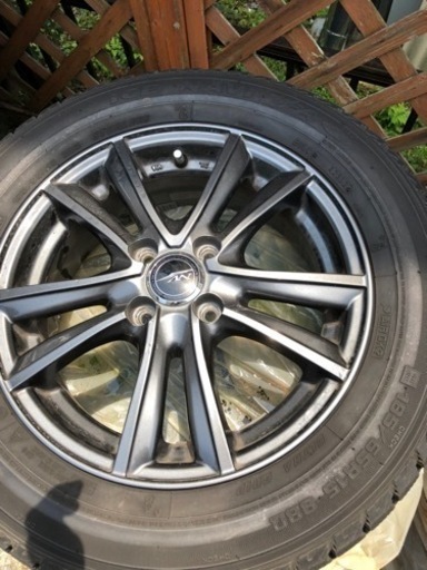 185/65R15 スタッドレスタイヤ付き アルミホイール 4本