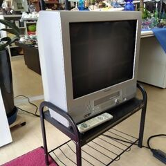 ビデオ内臓15インチ ブラウン管テレビ ゲーム用などにも ビデオデッキ