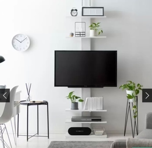 テレビ掛け風突っ張り棚