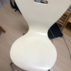 椅子(白)中古の画像