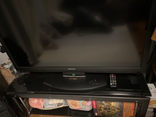 40型テレビ（Blu-ray視聴可）テレビ台付き