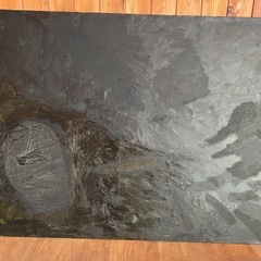 絵画「黒の世界（黒色の原色絵画）」油彩画最高傑作 美術品ジョアンミロ風 マーク・ロスコ風絵画 30号現代アートデザイン画家 ART投資 真作 