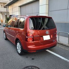 ゴルフトゥーランＴＳＩハイライン　Ｈ２１（22年モデル）車検4/11　走行66000ｋ　純正ナビ＆地デジＴＶ　バックカメラ　ドラレコ　ＥＴＣ　純正16ＡＷ　キセノン　クルコン　7人乗　禁煙車の画像