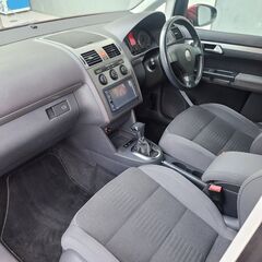 ゴルフトゥーランＴＳＩハイライン　Ｈ２１（22年モデル）車検4/11　走行66000ｋ　純正ナビ＆地デジＴＶ　バックカメラ　ドラレコ　ＥＴＣ　純正16ＡＷ　キセノン　クルコン　7人乗　禁煙車の画像