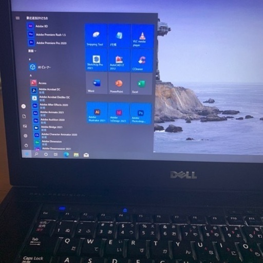 売り切り断捨離特価!人気！ Dell precision M4500改D WebC搭載 i7 memory８G Quadro® FX1