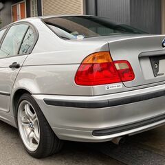 【Sold Out】希少 E46 BMW 318i 5速マニュアル! Mスポ17インチアルミ! 予備検査取得済! 自賠責25ヵ月込み! の画像