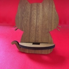 ねこちゃんのスマホスタンドの画像