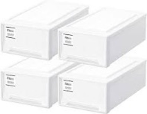 【美品】衣装ケース4個セット　ベッド下収納