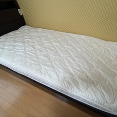 受け渡し決まりました！シングルベッド マットレス付の画像