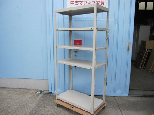 軽量ボルトレスラック　900ｘ465ｘ1800　ニューグレー