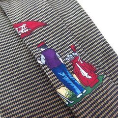 長期保管品 コカ・コーラ ネクタイ ゴルファー カーキ系 全長141cm CocaCola 札幌市 北区 屯田 の画像