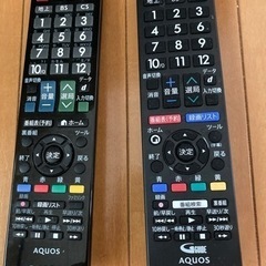 シャープ　AQUOS リモコン
