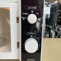 ZEPEAL 電子レンジ 2018年製　リサイクルショップ宮崎屋住吉店　22.6.20　ｙの画像