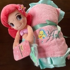 新品Disney♥️アリエル♥️ひざかけ