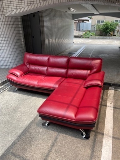 ソファ 3人掛け カウチソファ L字 ソファー 三人掛けワイドソファ オットマン付き