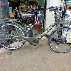 通勤通学 超快適 2017年製 電動自転車ブリヂストン ステップクルーズ