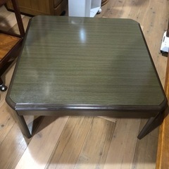 美品‼︎   家具調　こたつ　テーブル　机　高さ調節　ブラウン　...
